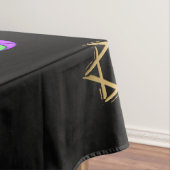 Elegante Chanoeka Tafelklever Tafelkleed (Voorbeeld)
