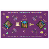 Elegante Chanoeka Tafelklever Tafelkleed (Voorkant (Horizontaal))