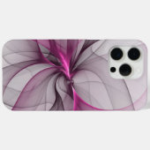 Elegante Chaos Moderne Abstracte Roze Fractale Kun Case-Mate iPhone Case (Achterkant (horizontaal))
