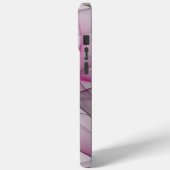 Elegante Chaos Moderne Abstracte Roze Fractale Kun Case-Mate iPhone Case (Achterkant / Links)