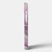 Elegante Chaos Moderne Abstracte Roze Fractale Kun Case-Mate iPhone Case (Achterkant / Links)