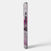 Elegante Chaos Moderne Abstracte Roze Fractale Kun Case-Mate iPhone Case (Achterkant / Links)