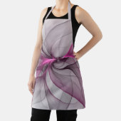 Elegante Chaos Moderne Abstracte Roze Fractale Kun Schort (Insitu)