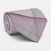 Elegante Chaos Moderne Abstracte Roze Fractale Kun Stropdas (Opgerold)