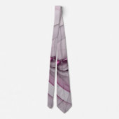 Elegante Chaos Moderne Abstracte Roze Fractale Kun Stropdas (Achterkant)