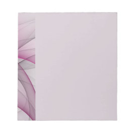 Elegante chaotische moderne abstracte roze fractal notitieblok