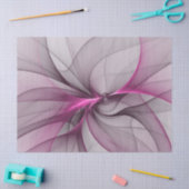 Elegante chaotische moderne abstracte roze fractal tissuepapier (Craft)