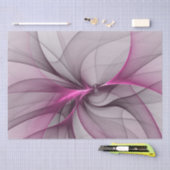Elegante chaotische moderne abstracte roze fractal tissuepapier (Craft)