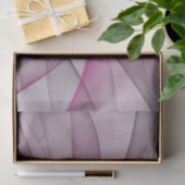 Elegante chaotische moderne abstracte roze fractal tissuepapier (Geschenk)