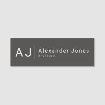 Elegante Charcoal Zakelijk Minimalistisch Professi