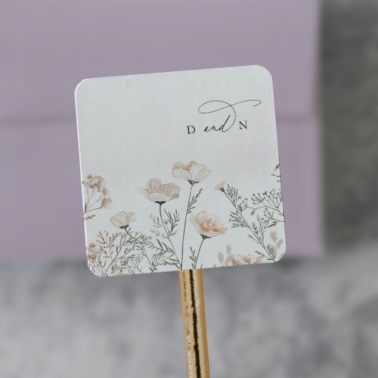 Elegante Charm Garden Wedding Envelope Seal Sticke Vierkante Sticker