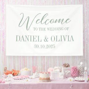 Elegante Charm Green Wildflower Wed Seating Charts Spandoek