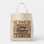 "Elegante  charme" Tote Bag (Achterkant)