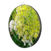 Elegante Chartreuse Groen Limelight Hortensia Dartbord (Voorkant Rechts)