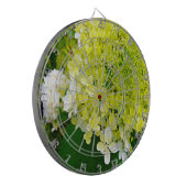 Elegante Chartreuse Groen Limelight Hortensia Dartbord (Voorkant Links)