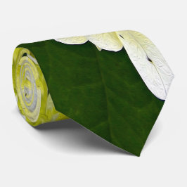 Elegante Chartreuse Groen Limelight Hortensia Stropdas