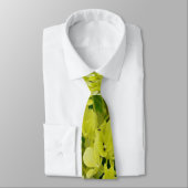 Elegante Chartreuse Groen Limelight Hortensia Stropdas (Gebonden)