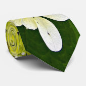 Elegante Chartreuse Groen Limelight Hortensia Stropdas (Opgerold)