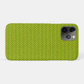 Elegante Chartreuse Groene Bloempatroon Case-Mate iPhone Case (Achterkant (horizontaal))