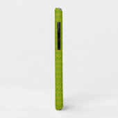 Elegante Chartreuse Groene Bloempatroon Case-Mate iPhone Case (Achterkant/links)