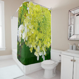 Elegante Chartreuse Groene Limelight Hortensia Douchegordijn