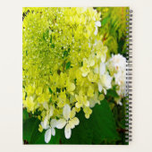 Elegante Chartreuse Groene Limelight Hortensia Planner (Achterkant)
