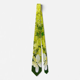 Elegante Chartreuse Groene Limelight Hortensia Stropdas