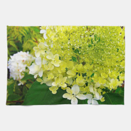 Elegante Chartreuse Groene Limelight Hortensia Theedoek