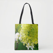 Elegante Chartreuse Groene Limelight Hortensia Tote Bag (Voorkant)