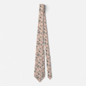 Elegante Cherry Blossom Sakura - Roze & Wit Stropdas (Voorkant)
