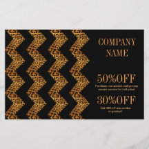elegante chevron geometrisch patroon luipaardprint
