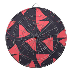Elegante, chic, abstracte ronde geometrische bloem dartbord