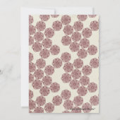  elegante chic bachelorette - partij nodigt uit kaart (Achterkant)