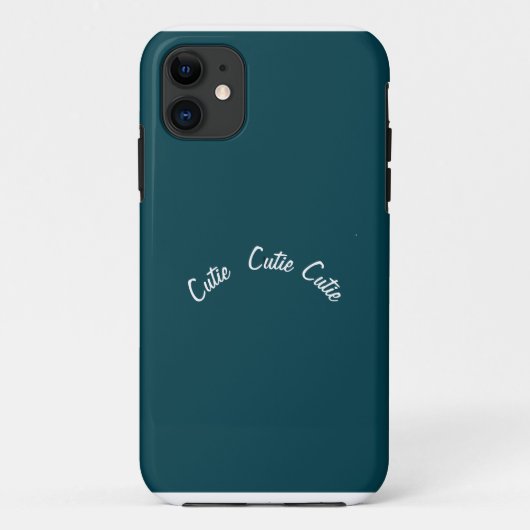 Elegante Chic Blauw Teal Case-Mate iPhone Case (Achterkant)