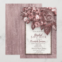 Elegante Chic Bloemen Burgundy Bruidsmeisjesfeest