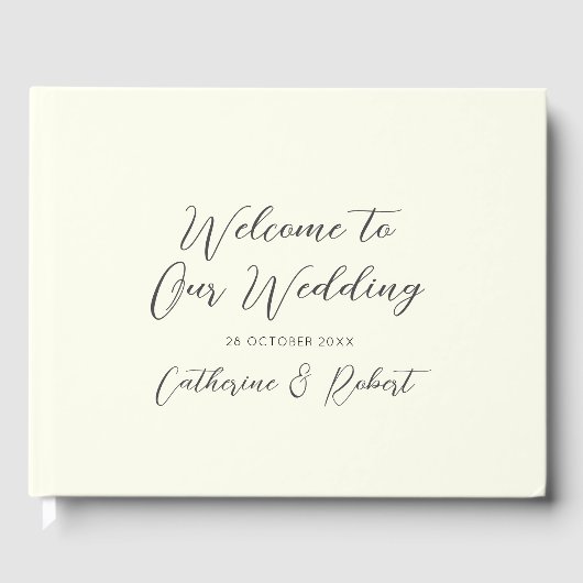 Elegante  Chic Blue Horse Toile Wedding Gastenboek (Voorkant)