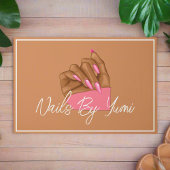 Elegante Chic Branded Nail Salon Artiest Welkom Deurmat