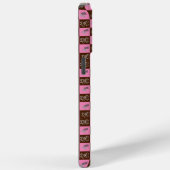 Elegante Chic Brown Plaid & Beer Case-Mate iPhone Case (Achterkant / Rechts)