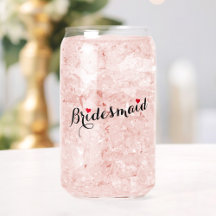 Elegante Chic bruidsmeisje hart bruiloft Bachelore