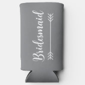 elegante chic bruidsmeisje | seltzer blikjeskoeler (Voorkant)