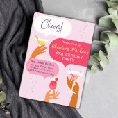 Elegante Chic Cocktail drink thema 65e verjaardag Kaart