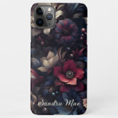 Elegante Chic Dahlias Fine Art Botanische Schilder iPhone Hoesje (Achterkant)