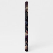 Elegante Chic Dahlias Fine Art Botanische Schilder iPhone Hoesje (Rechterkant)