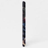 Elegante Chic Dahlias Fine Art Botanische Schilder iPhone Hoesje (Linkerkant)