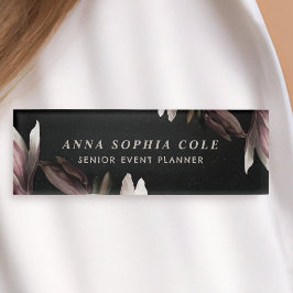 Elegante Chic Flowers Medewerker Personeel Naambadge