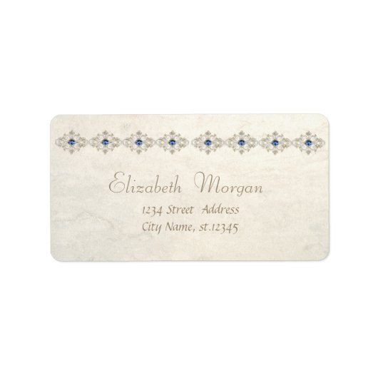 Elegante chic Gesofisticeerd Etiket (Voorkant)