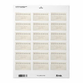Elegante chic Gesofisticeerd Etiket (Full Sheet)