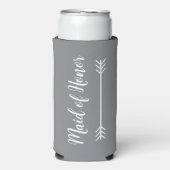 elegante chic GETUIGE VAN DE BRUID| Seltzer Blikjeskoeler (Seltzer Voorkant)