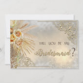 Elegante Chic Gold Hearts Boho Bloemen Kaart (Voorkant)