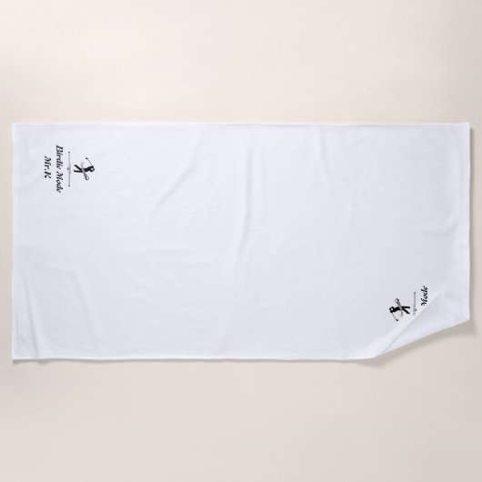 Elegante Chic Golf Handdoek cadeau 2026 (Voorkant)
